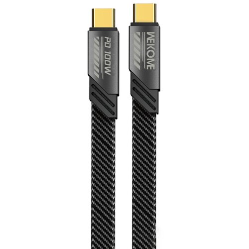 Kabel USB-C - USB-C WEKOME WDC-192 Mecha Series 100W 1.2 m Szary