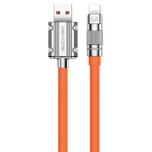 Kabel USB - Lightning WEKOME WDC-186 Wingle Series 1 m Pomarańczowy