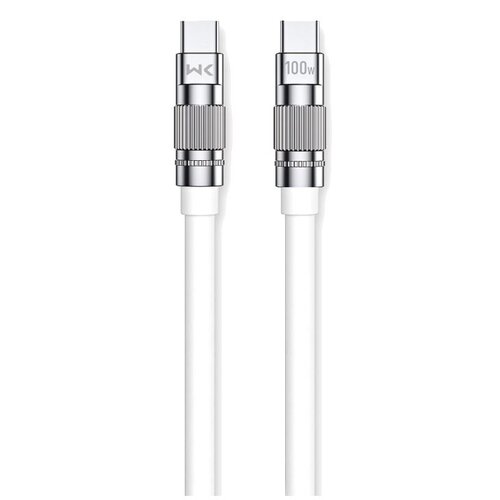 Kabel USB-C - USB-C WEKOME WDC-188 Wingle Series 100W 1 m Biały
