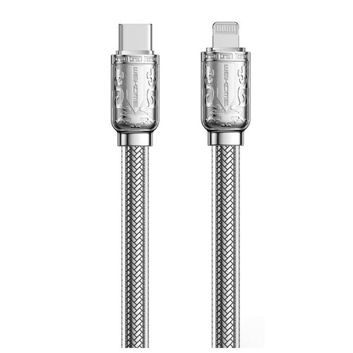 Kabel USB-C - Lightning WEKOME WDC-178 Bakin Series PD 20W 1 m Srebrny