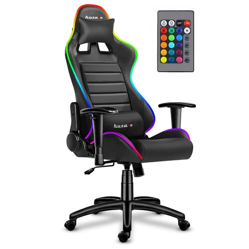 U Fotel HUZARO Force 6.0 RGB Led Czarny