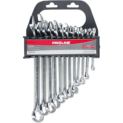 Zestaw kluczy płasko-oczkowych PROLINE 35312 6-22 mm (12 sztuk)