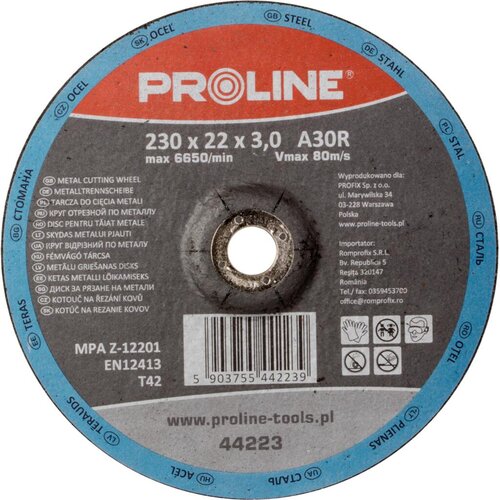 Tarcza do cięcia PROLINE 44223 230 mm