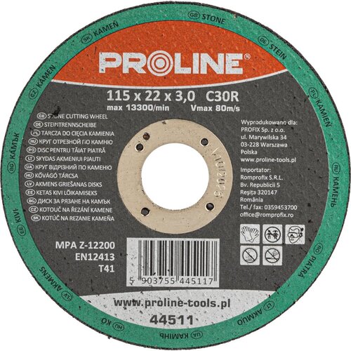 Tarcza do cięcia PROLINE 44511 115 mm