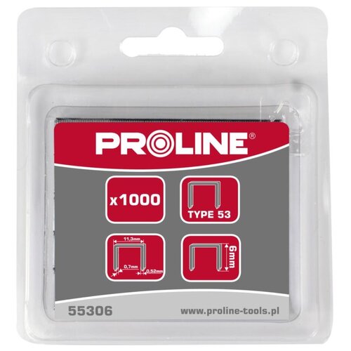 Zszywki PROLINE 55306 (1000 szt.)
