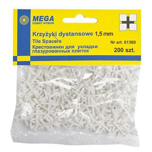 Krzyżyki dystansowe MEGA 61360 1.5 mm (200 szt.)