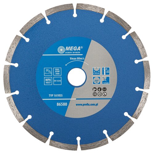 Tarcza diamentowa MEGA 86580 180 mm