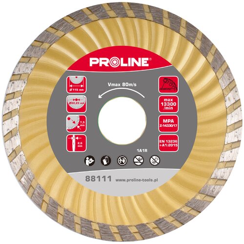 Tarcza do cięcia PROLINE Super Turbo 88111 115 mm