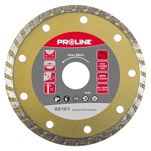 Tarcza diamentowa PROLINE 88101 115 mm