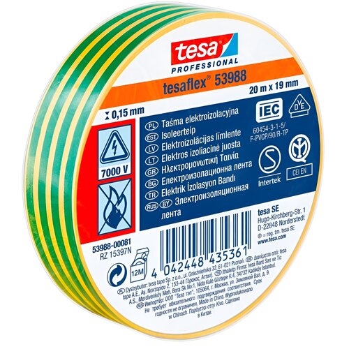 Taśma elektroizolacyjna TESA H5394899 (20 m)