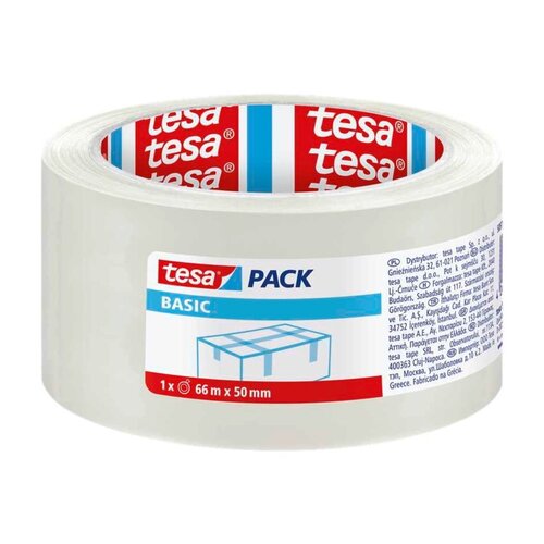 Taśma pakowa TESA Basic 58570 Przezroczysty (66 m)