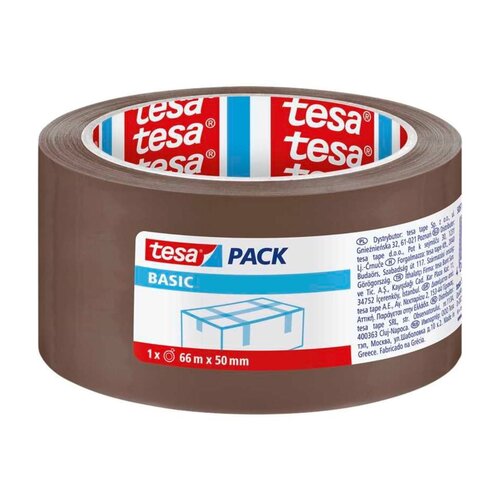 Taśma pakowa TESA Basic 58571 Brązowy (66 m)