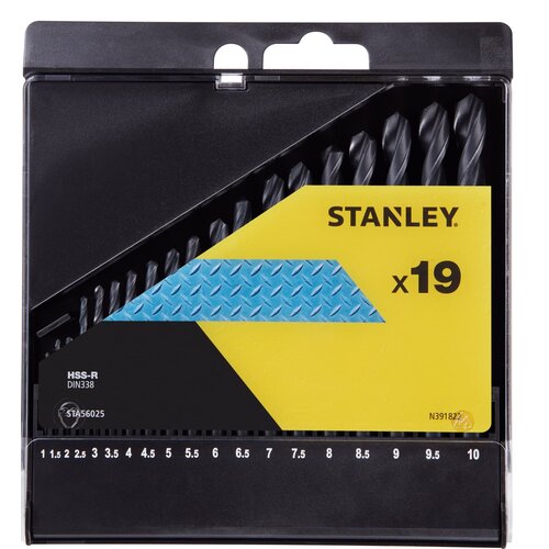 Wiertła do metalu STANLEY STA56025-QZ (19 szt.)