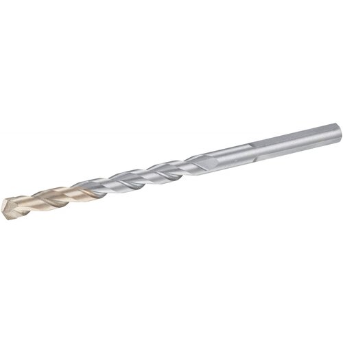 Na zdjęciu znajduje się wiertło do multimateriału z metalicznym wykończeniem, o spiralnym kształcie. Produkt ma gładką powierzchnię i jest przeznaczony do różnych zastosowań.