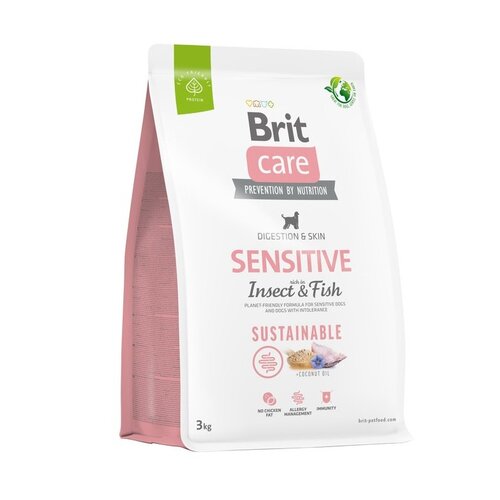 Karma dla psa BRIT CARE Sustainable Sensitive Owady i ryba 3 kg