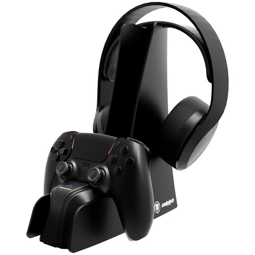 Stacja ładująca SNAKEBYTE Dual: Charge 5 & Headset Stand Czarny