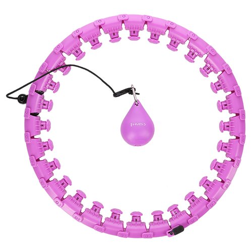 Hula hop HMS Plus size HHW12 Fioletowy + pas wyszczuplający BR163 Czarny