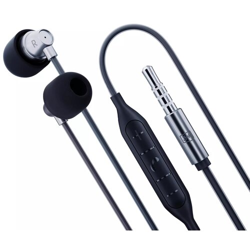 Słuchawki dokanałowe 3MK Wired Earphones Czarny