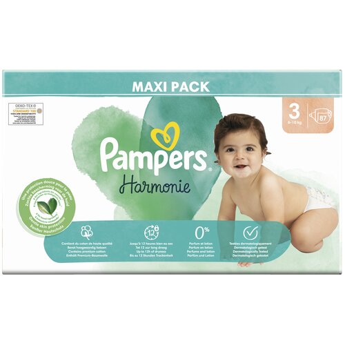 Pieluchy PAMPERS Harmonie Baby 3 (87 szt.)