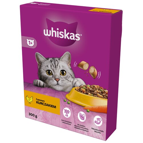 Karma dla kota WHISKAS z kurczakiem 300 g