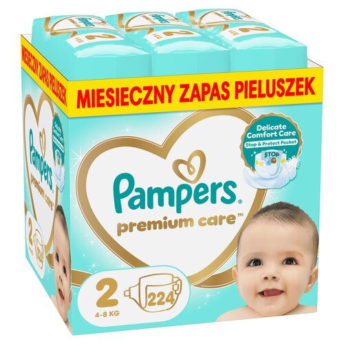 Pieluchy PAMPERS Premium Care 2 (224 szt.)