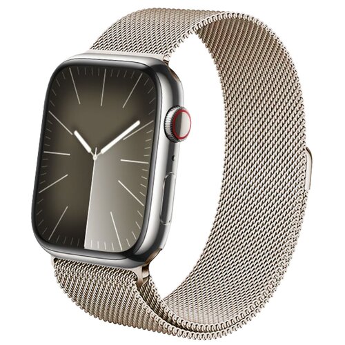 Pasek CRONG Milano Steel do Apple Watch (38/40/41/42mm) Szampański