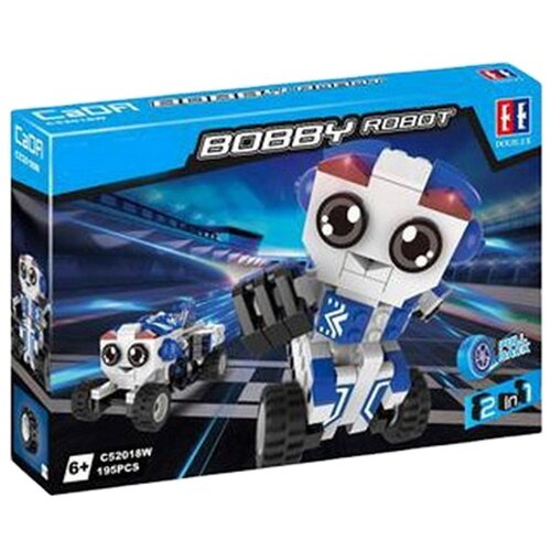 Klocki plastikowe CADA Bobby Robot 2w1 C55013W