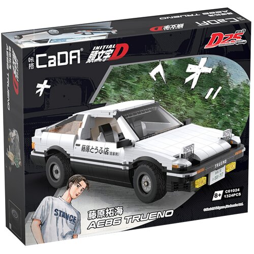 Klocki plastikowe CADA Initial-D Samochód wyścigowy AE86 Trueno C61024W