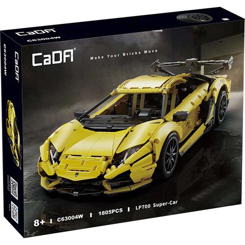 Klocki plastikowe CADA Make Your Bricks Move Super Car LP700 C63004W