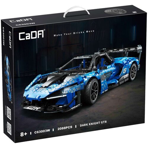 Klocki plastikowe CADA Make Your Bricks Move Pojazd Dark Knight GTR C63003W