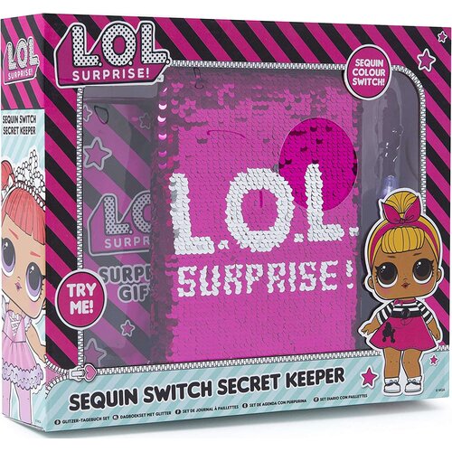 Pamiętnik L.O.L. SURPRISE Sequin Switch Secret Keeper 42-008