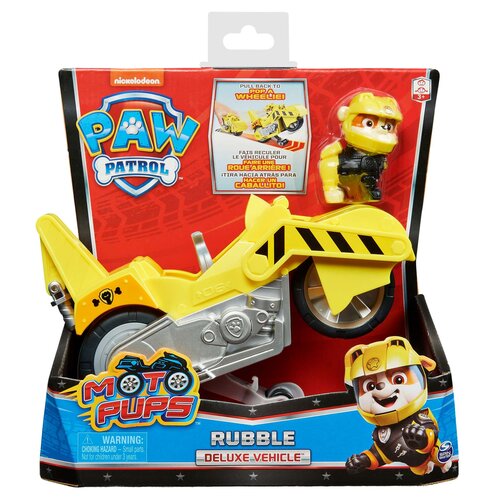 Pojazd SPIN MASTER Psi Patrol: Rubble Moto Pups + figurka 20127785