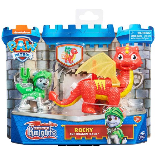 Figurka SPIN MASTER Psi Patrol Rescue Knights Rycerze Rocky i smok Flame