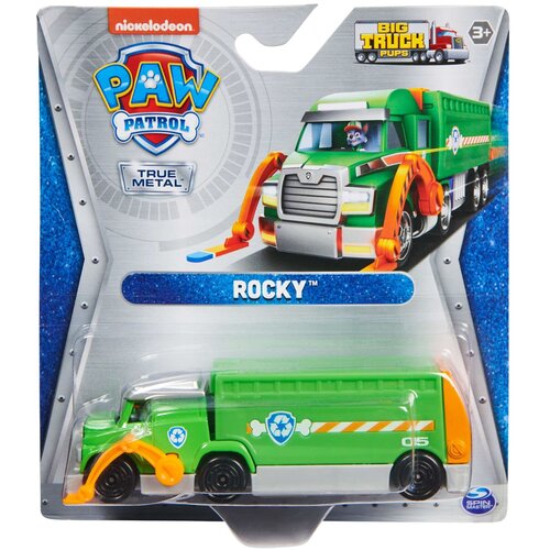 Pojazd SPIN MASTER Psi Patrol: Rocky Big Truck Pups True Metal
