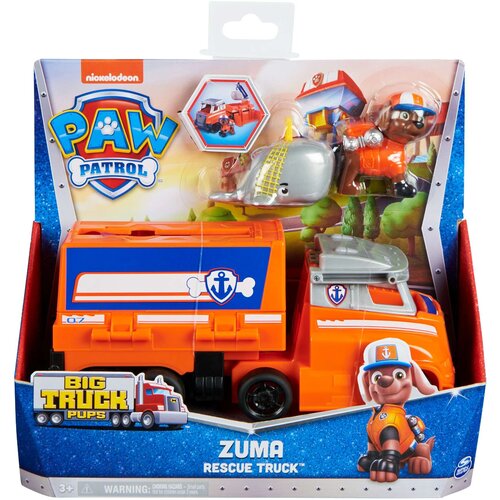 Samochód SPIN MASTER Psi Patrol Big Truck Pups Ciężarówka Zuma + figurka