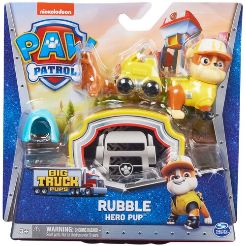 Figurka SPIN MASTER Psi Patrol Big Truck Pups Hero Pup Rubble + akcesoria