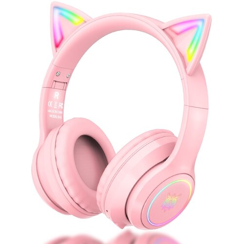 Słuchawki ONIKUMA B90 RGB Różowy