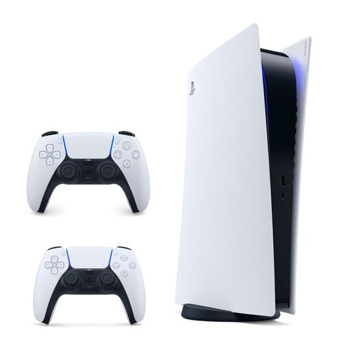 Konsola SONY PlayStation 5 Digital + Kontroler SONY DualSense Biały