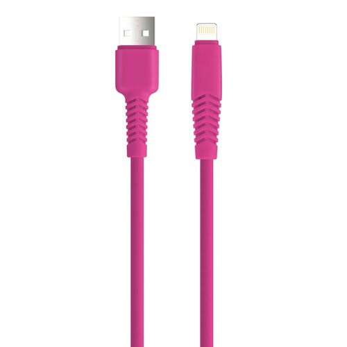 Kabel USB - Lightning XO KSA-L-1.526 2.1A 1.5 m Różowy