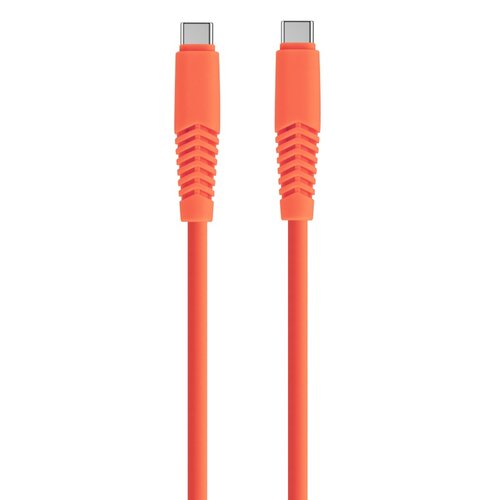 Kabel USB-C - USB-C SETTY KSC-C-1.5210 2.1A 1.5 m Pomarańczowy
