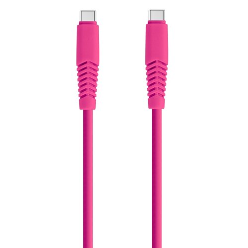 Kabel USB-C - USB-C SETTY KSC-C-1.526 2.1A 1.5 m Różowy