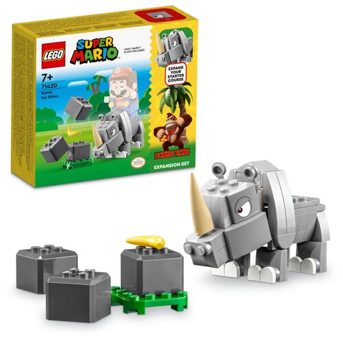 LEGO 71420 Super Mario Nosorożec Rambi — zestaw rozszerzający