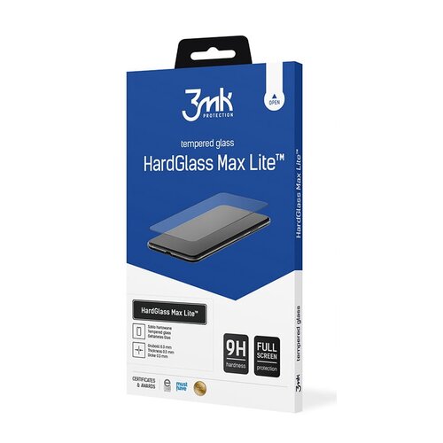 Szkło hartowane 3MK HardGlass Max Lite do Xiaomi Redmi Note 12T Pro