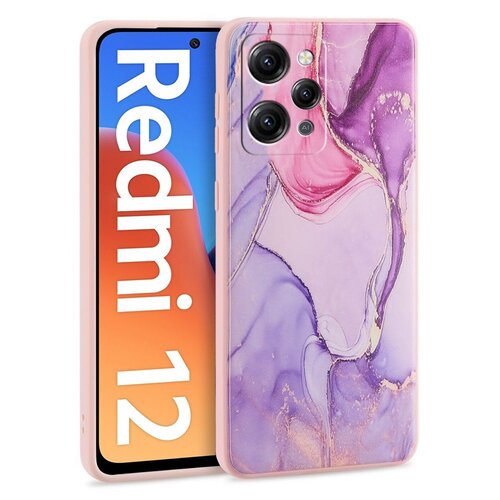 Etui TECH-PROTECT Mood do Xiaomi Redmi 12 Marble