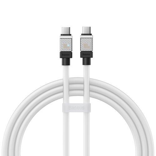 Kabel USB Typ-C - USB Typ-C BASEUS CoolPlay 100W 1 m Biały