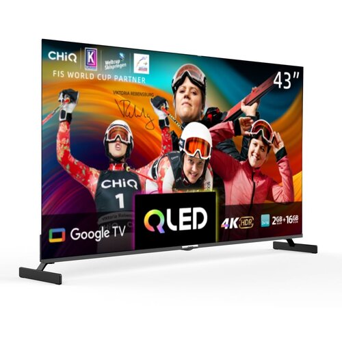 Telewizor CHIQ U43QM8V 43" QLED 4K Google TV