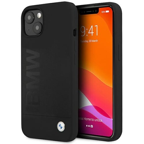 Etui BMW Silicone Signature Logo do Apple iPhone 13 Czarny