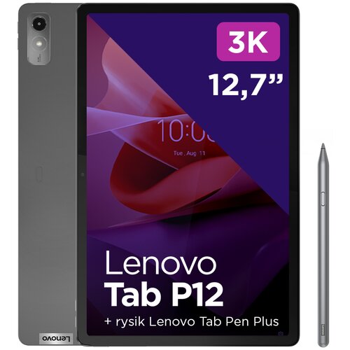 Tablet LENOVO Tab P12 TB370FU 12.7" 8/128 GB Wi-Fi Szary + Rysik