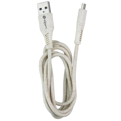 Kabel USB - Micro USB DPM 1 m Beżowy