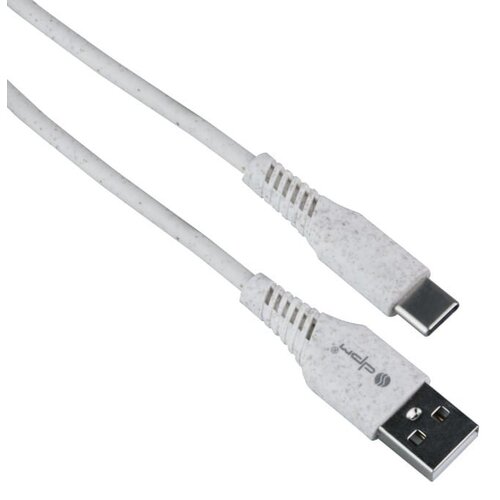 Kabel USB - USB-C DPM 1 m Beżowy